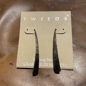 Women's Sterling Silver Long Drop Earrings Made in Mexico